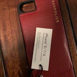 Bandolier case with crossbody strap